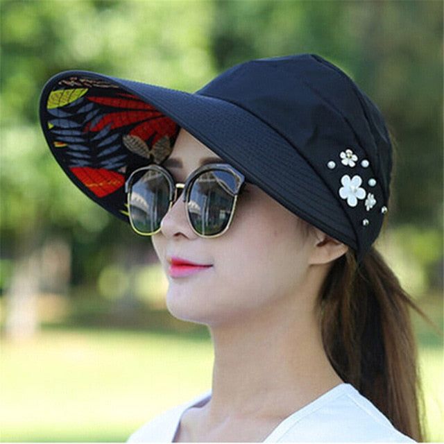 Sun Hats for Women Visors Hat Fishing Fisher Beach Hat UV