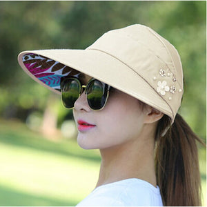 Sun Hats for Women Visors Hat Fishing Fisher Beach Hat UV Protection C –  Coolio Bison