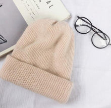 Load image into Gallery viewer, Autumn winter rabbit hair Winter skullies Hat fashion warm beanies hats casual women solid adult rabbit caps cover head